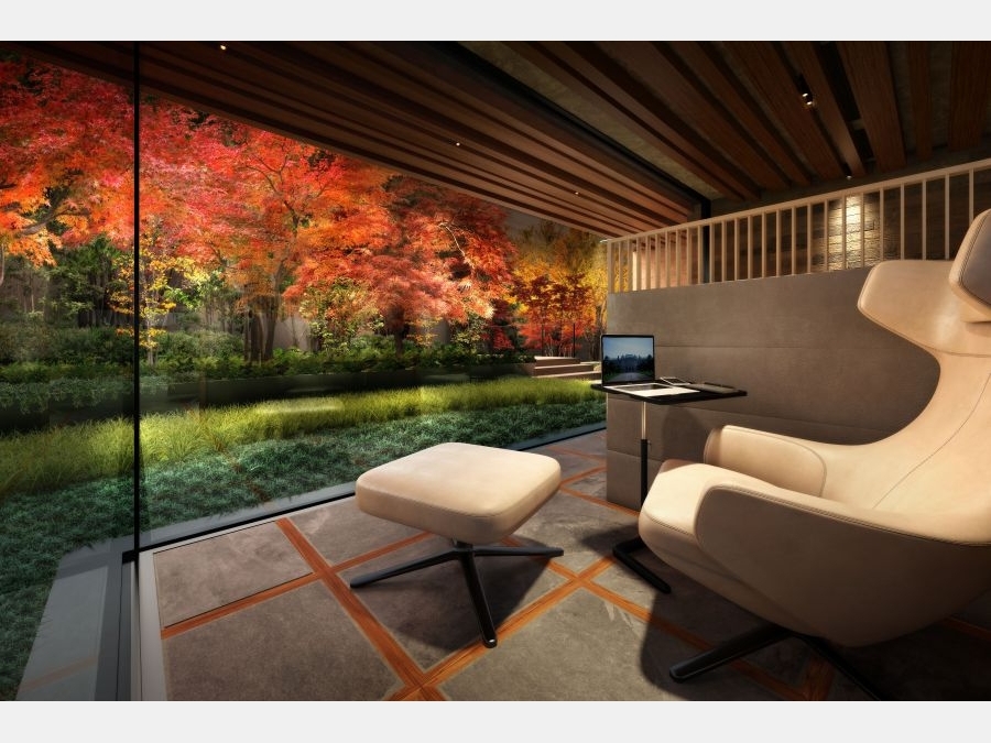 コリドーラウンジ　完成予想CG